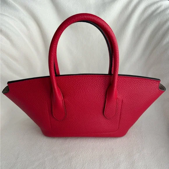 Polo by Ralph Lauren Red Leather Medium Bellport Satchel Satchels